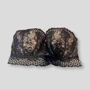 Cacique Strapless LonglineLace Bra 36DDD